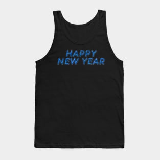Happy New Year - Light Blue Tank Top